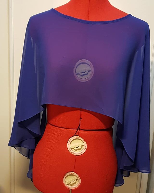 Chiffon Cape Overlay Cover-up